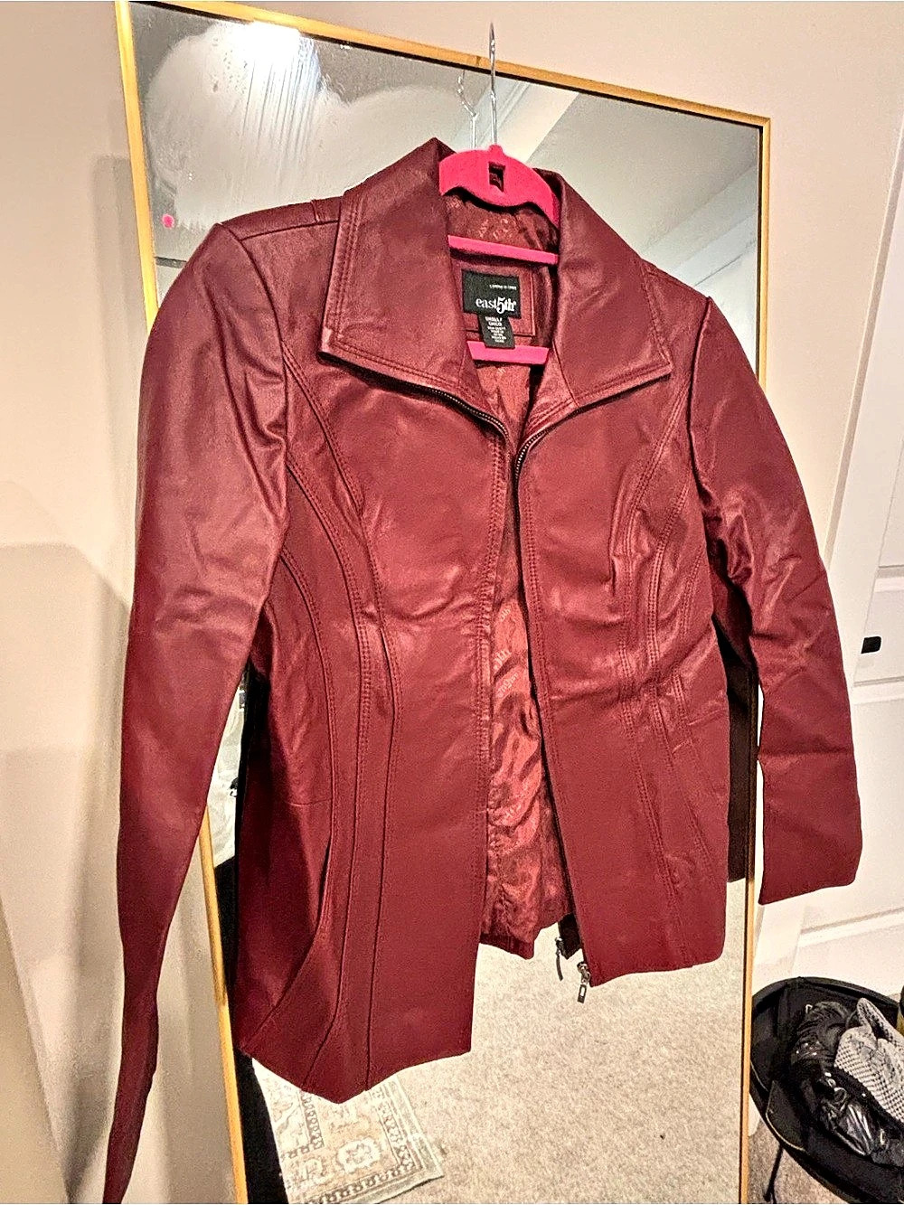 East 5th Women's Faux Leather Jacket Size Small